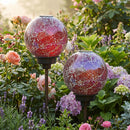 Sunnydaze 10-Inch Solar Glass Gazing Garden Globe
