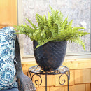 Sunnydaze Dinah Metal Outdoor Plant Pots - 12.5"