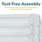 Sunnydaze Galvanized Steel L-Shaped Raised Garden Bed