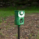 Sunnydaze Solar-Powered Animal Repellent with Flame Light