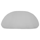 Sunnydaze Double Egg Chair Glider Cushion Replacement Set - Gray