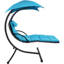 Sunnydaze Floating Chaise Lounge Chair with Canopy