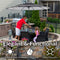 Sunnydaze Aluminum Outdoor Patio Umbrella with Tilt and Crank