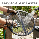 Sunnydaze Round Folding Camping Grill Grate