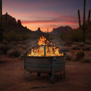 Sunnydaze 29" Cauldron Outdoor Wood-Burning Fire Pit with Spark Screen