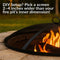 Sunnydaze Outdoor Heavy-Duty Steel Round Fire Pit Spark Screen