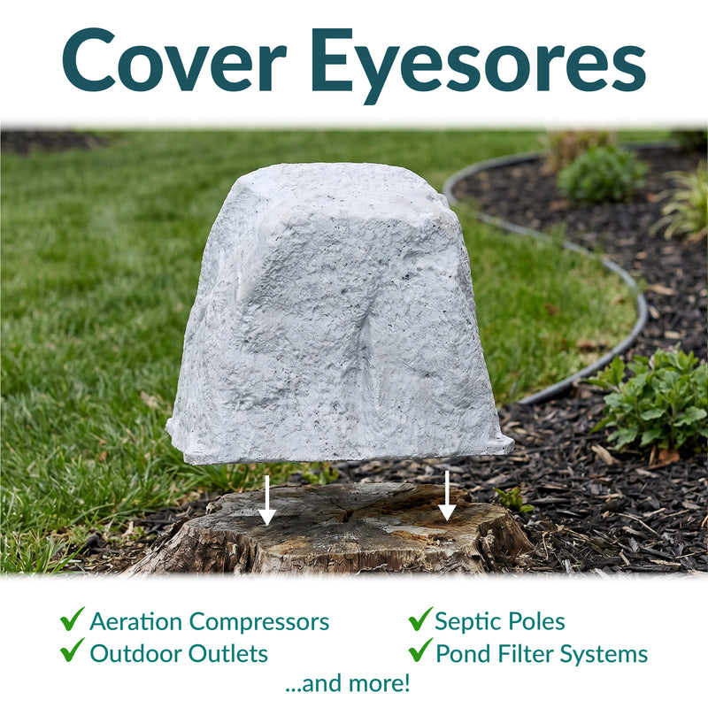 Sunnydaze 3-Piece Faux Landscape Rock Set