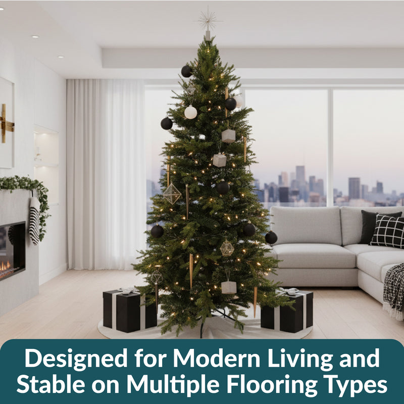 Sunnydaze Stately and Slim Artificial Christmas Tree - Unlit
