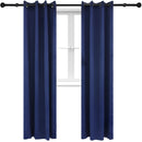 Sunnydaze Outdoor Blackout Curtain Panels with Grommet Top