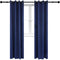 Sunnydaze Outdoor Blackout Curtain Panels with Grommet Top