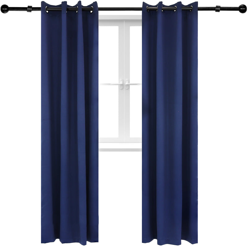 Sunnydaze Outdoor Blackout Curtain Panels with Grommet Top