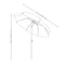 Sunnydaze Steel 5' Beach Umbrella with Tilt Function