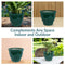 Sunnydaze Studio Glazed Ceramic Planter with Drainage