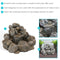Sunnydaze Rocky Ravine Outdoor Water Fountain - 18" H