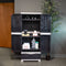 Sunnydaze 3-Shelf Plastic Lockable Storage Cabinet - 57.5" - Charcoal w/ Gray Trim