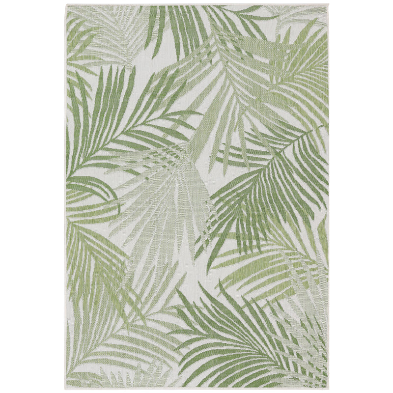 Sunnydaze Tropical Illusions Indoor/Outdoor Patio Area Rug in Verdant