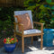 Sunnydaze Rodanthe Outdoor Patio Dining Chairs with Cushions - Set of 2