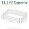 Sunnydaze Galvanized Steel Raised Garden Bed - Large Rectangle - 47"