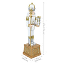 Sunnydaze Pierre the Fleur-de-Lis Christmas Nutcracker Statue - 47" H