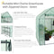 Sunnydaze Grandeur Walk-In Greenhouse with 4 Shelves for Outdoors - Green