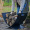 Sunnydaze Black Steel Curved Log Holder - 30"