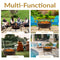 Sunnydaze 42" Large Cosmic Fire Pit with Moon and Stars Design