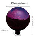 Sunnydaze 10-Inch Outdoor Glass Gazing Globe for Garden
