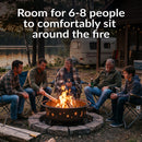 Sunnydaze Cosmic 42" Large Outdoor Fire Pit