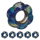 Sunnydaze Fly-Through Mosaic Bird Feeder Set of 6