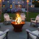 Sunnydaze Rustic Affinity Steel Fire Pit - 24"
