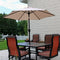 Sunnydaze 7.5' Aluminum Patio Umbrella with Tilt and Crank