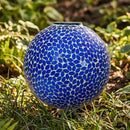 Sunnydaze 10-Inch Solar Glass Gazing Garden Globe