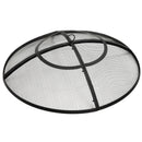 Sunnydaze Round Outdoor Fire Pit Spark Screen