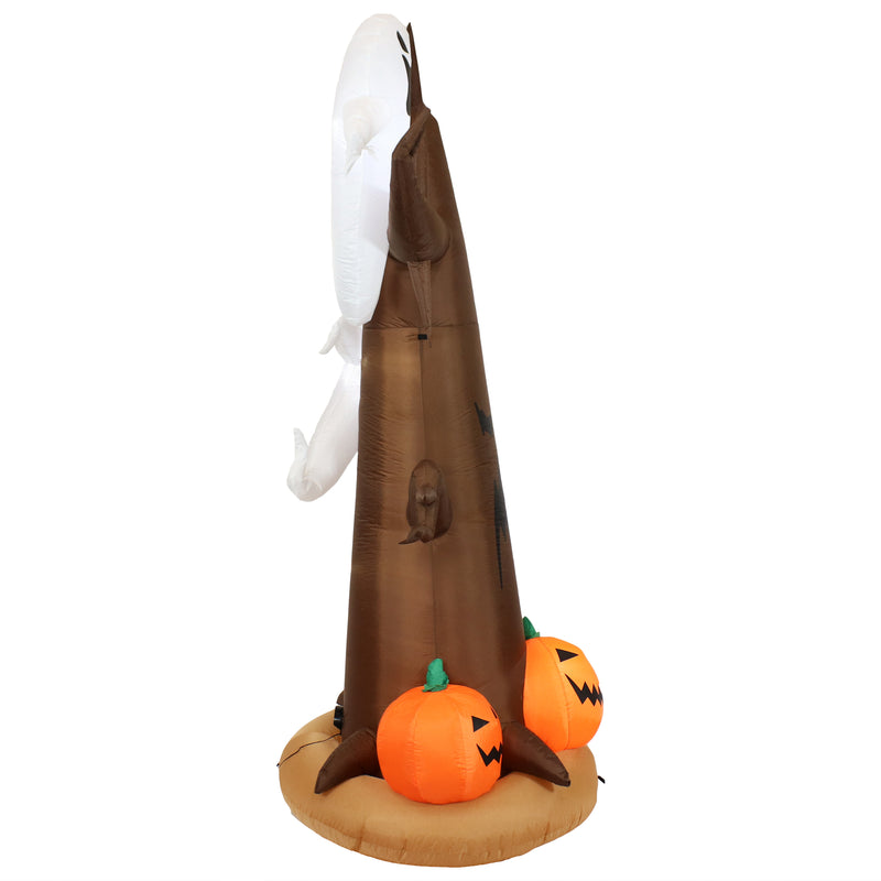 Sunnydaze Haunted Forest Halloween Inflatable Yard Decoration - 8' H