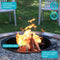 Sunnydaze Heavy-Duty Steel Fire Pit Ring Liner