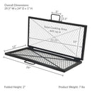 Sunnydaze Folding Camping Grill Grate