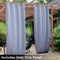 Sunnydaze Indoor/Outdoor Blackout Curtain Panels with Grommet Top
