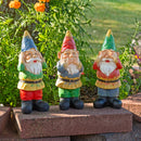 Sunnydaze 3 Wise Gnomes, Hear No Evil, Speak No Evil, See No Evil Set