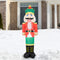 Sunnydaze 8' Nathaniel the Nutcracker Inflatable Christmas Decoration