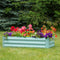 Sunnydaze Galvanized Steel Raised Garden Bed