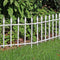 Sunnydaze Roman Garden Border Fence Set