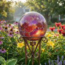 Sunnydaze 10-Inch Glass Gazing Globe for Garden or Backyard