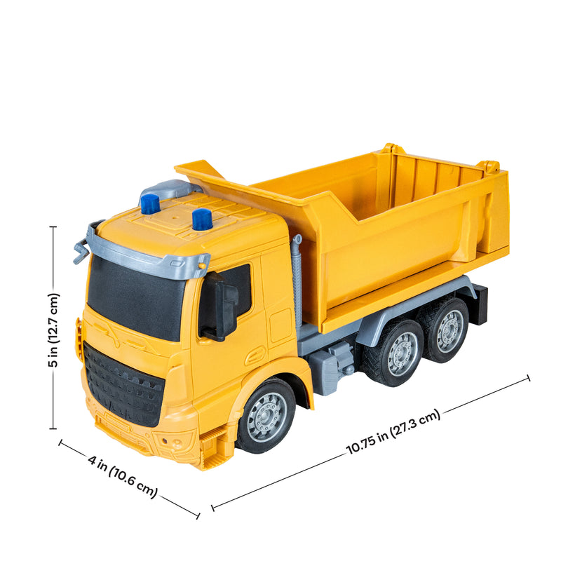 Sunnydaze Dump and Drive Light-Up Remote Control Dump Truck