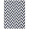 Sunnydaze Geometric Affinity Indoor Area Rug in Steel Blue