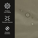 Sunnydaze Heavy-Duty Round Fire Pit Cover with Drawstring Closure