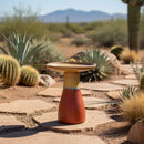 Sunnydaze Glazed Ceramic Outdoor Bird Bath