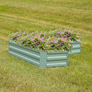 Sunnydaze Galvanized Steel Raised Garden Bed