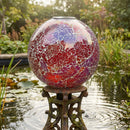 Sunnydaze 10-Inch Solar Glass Gazing Garden Globe