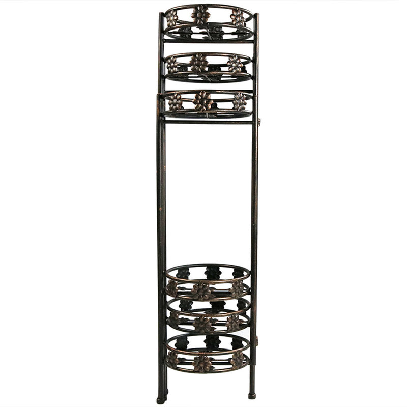 Sunnydaze 6-Tier Folding Plant Stand - 45"