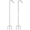 Sunnydaze Single Shepherd Hooks, Set of 2